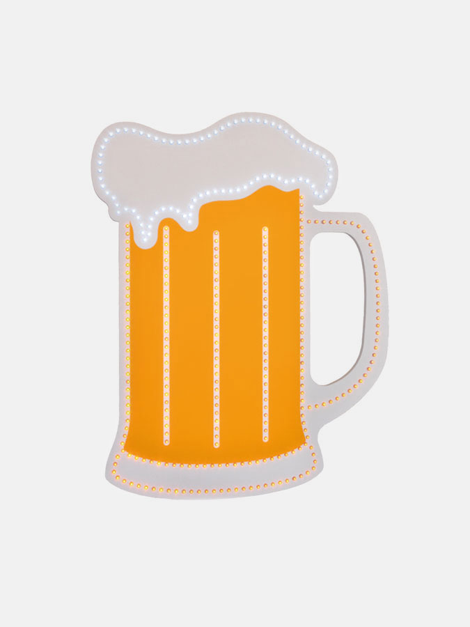 Beer mug visible LED - Art.0723