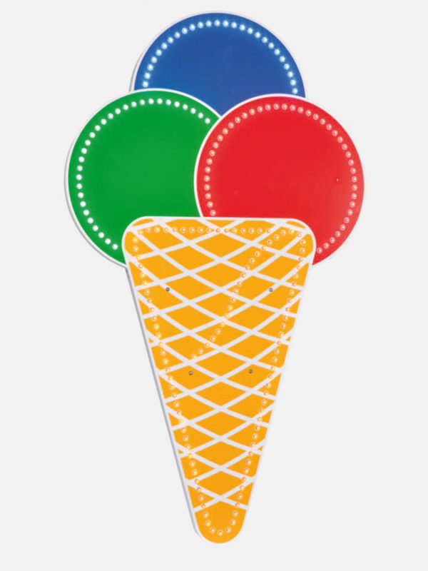 Ice-cream cone visible LED - Art.0754